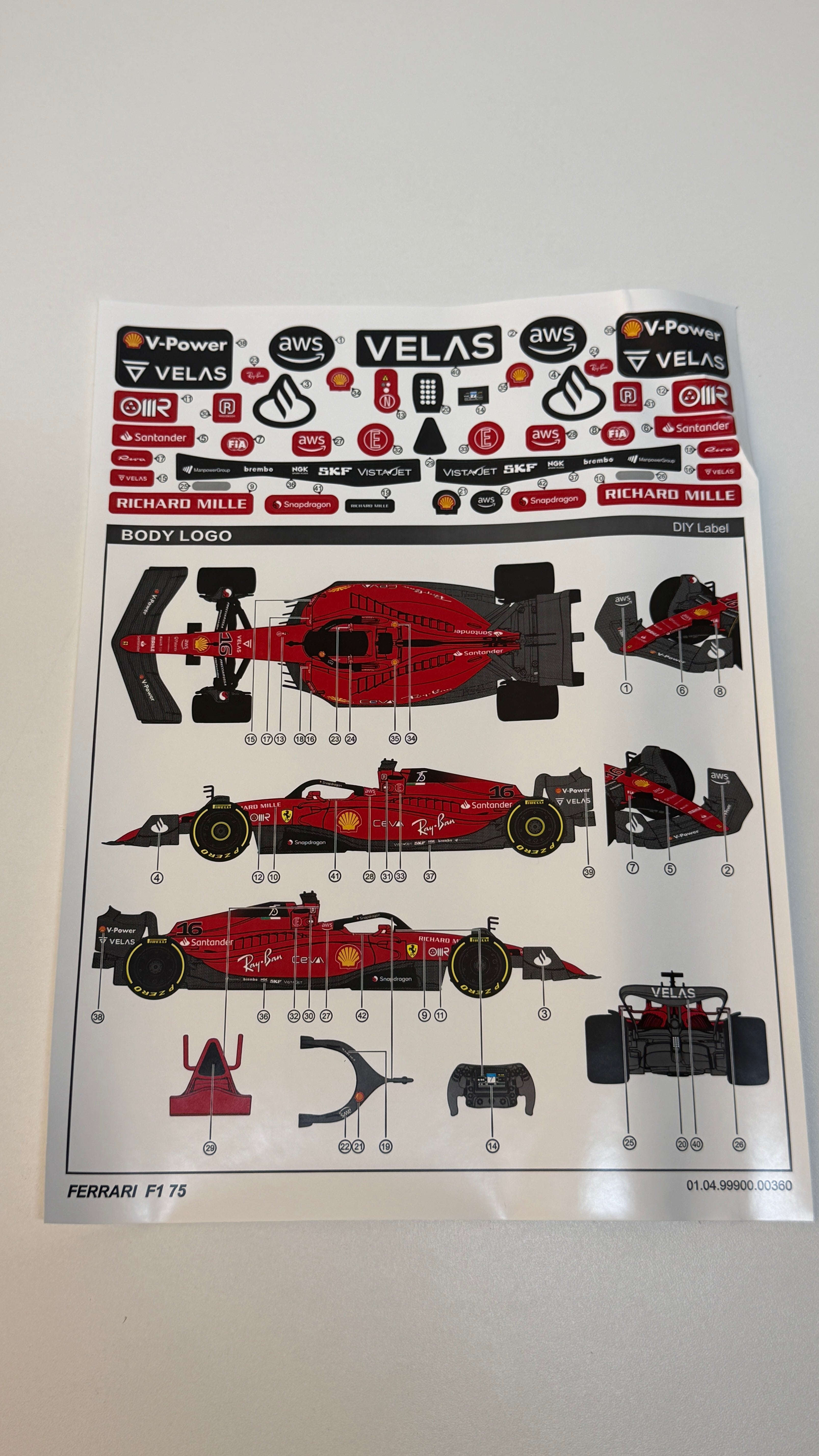 Ferrari F175 - Leclerc
