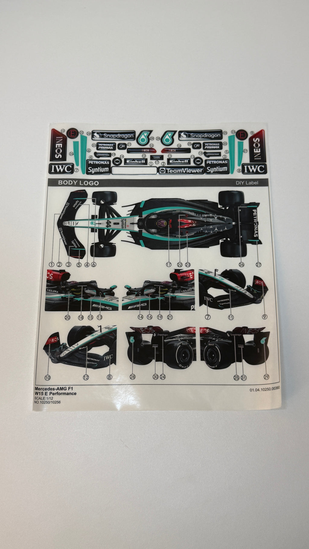 Mercedes W15 - Hamilton