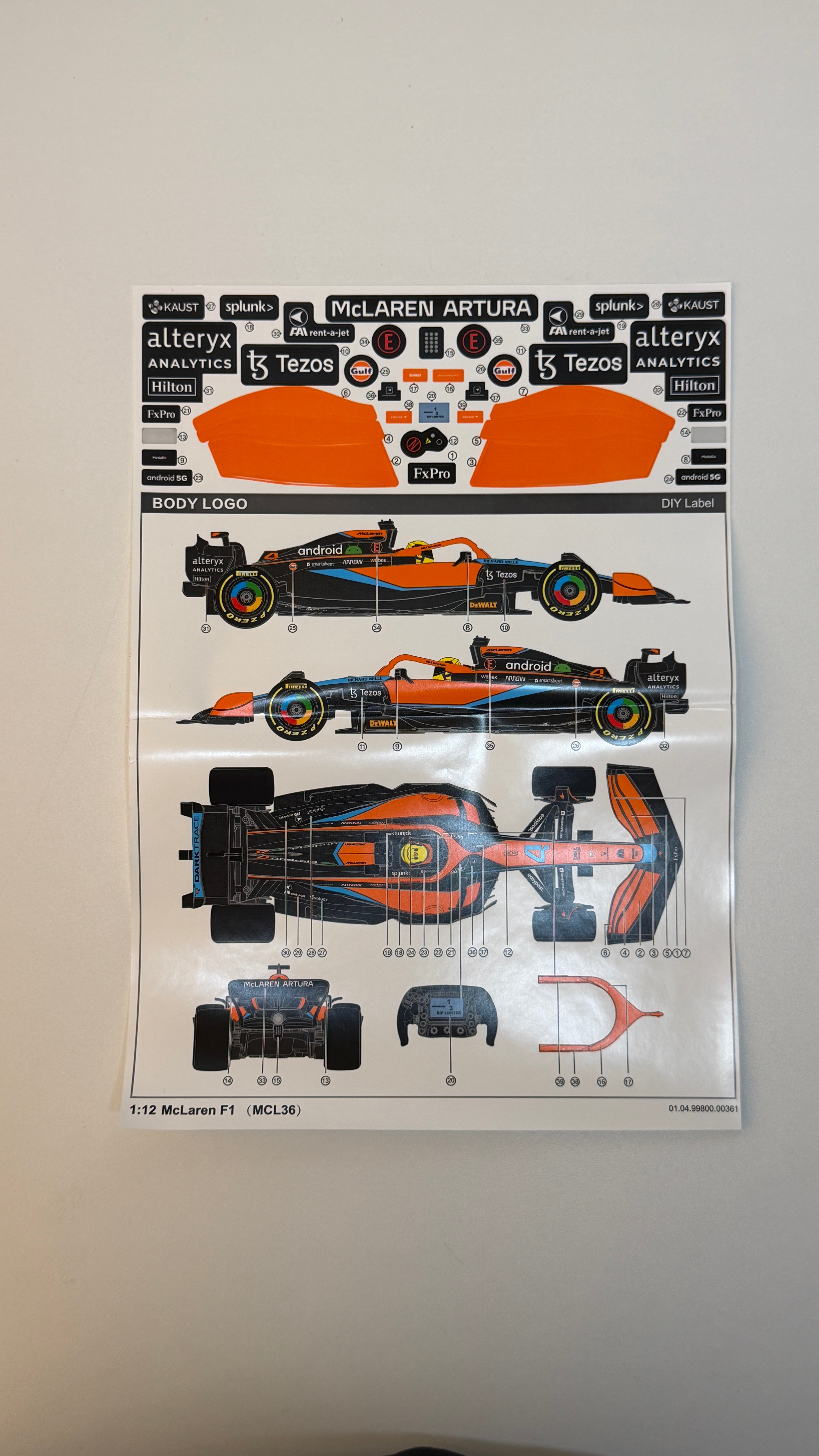 Mclaren MCL36 - Norris